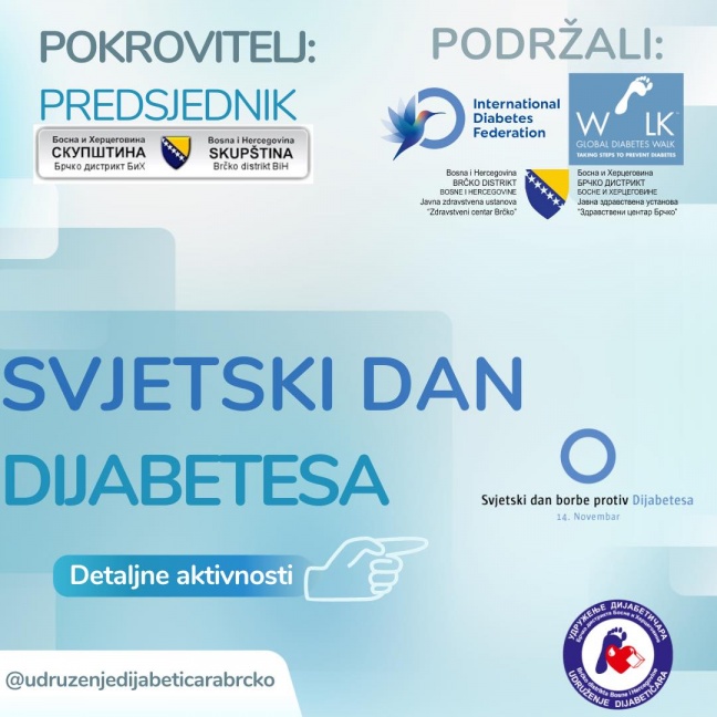 Šetnjom do zdravlja: Danas će u Brčkom biti obilježen Svjetski dan dijabetesa